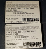 SD Zoo/Safari 1 day admission x2 & 50% off 1 day admission x 2